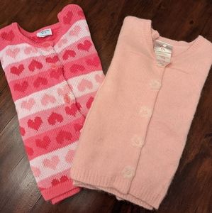 Little Girl Size 5 Talbots and Laura Ashley Sweaters